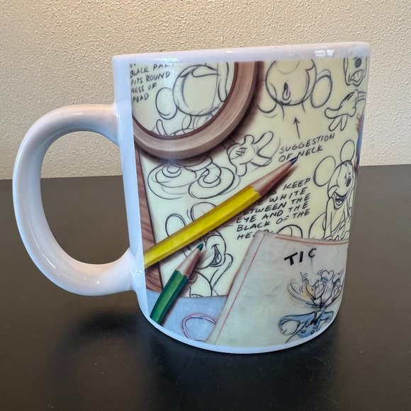 DISNEY Classic Characters Gallery Sketches Artwork Ceramic Mug - Picture 4 of 7